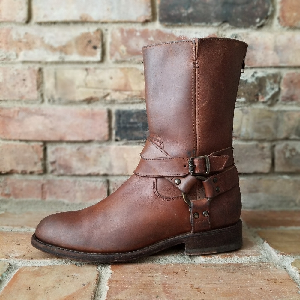 Frye Brown Ankle Boots